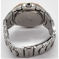 Seiko Coutura Solar V194-0AB0 Chronograph Stainless Steel Mens Watch 10 Bar WR