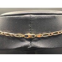 Unisex 9ct Yellow Gold Figaro Link Necklace