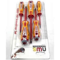 NWS 096-5-BU 5pc 1000V VDE Insulated Screwdriver Set