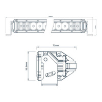 Ridge Ryder 41 Inch Slimline LED Light Bar with Wiring Harness PLU 607367