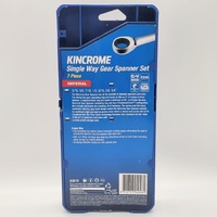 Kincrome Single Way Gear Spanner Set 7 Piece Imperial K3010