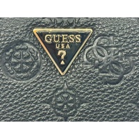 Guess Black Cresidia Large Zip Around Wallet PG934 with Tag