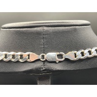 Unisex 925 Sterling Silver Curb Link Necklace