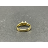Ladies 18ct Yellow Gold Diamond Cluster Ring