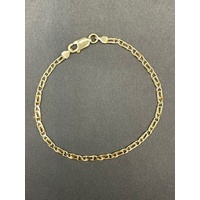 Ladies 9ct Yellow Gold Birdseye Link Bracelet