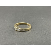 Ladies 18ct Yellow Gold Diamond Band Ring