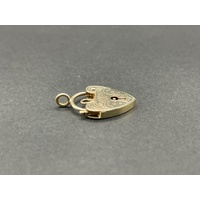 Ladies 9ct Yellow Gold Love Heart Locket Pendant
