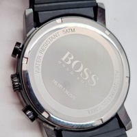 Hugo Boss Mens Chronograph Watch HB.141.1.34.2371 Black Rubber Strap 42mm
