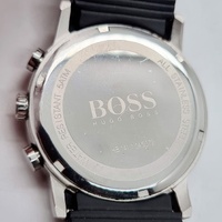 Hugo Boss Mens Chronograph Watch HB.141.1.14.2372 Black Rubber Strap 42mm