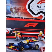 LEGO City 60445 Formula 1 F1 Truck with RB20 and ARM24 Cars 1086pcs Racing Set