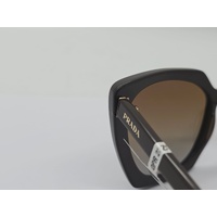 Prada PR 23ZS 11J6E1 54-18 Shiny Brown Gradient Butterfly Sunglasses