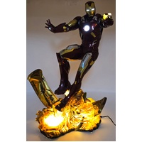 Sideshow Iron Man Mark VII 1/4 Scale Maquette Light Up Statue 1171 of 3000