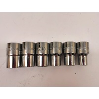 Sidchrome SCMT14105 40 Piece 1/2 Inch Drive Metric and AF Socket Set