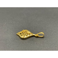 Ladies 21ct Yellow Gold Fancy Pendant