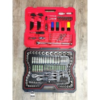 ToolPRO 198 Piece Automotive Tool Set 1/4 3/8 1/2 Inch Drive with Hard Case