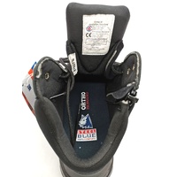 Steel Blue Mens Parkes Zip Safety Boots with Scuff Cap 312658 Black Size 10