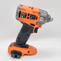 AEG 18V Power Tool Combo Kit with 8.0Ah Battery Pack Charger and Carry Bag