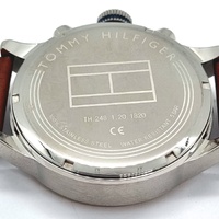 Tommy Hilfiger TH.248.1.20.1820 Mens Watch 46mm Blue Dial Brown Leather Strap