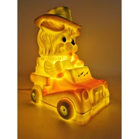Netta Australia 1982 Bear in Car Night Light Lamp Vintage Rare