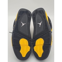 Nike Air Jordan 4 Retro Thunder DH6927-017 Size 11 US Black Yellow 2023