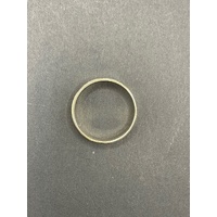 Mens 9ct Yellow Gold Wave Pattern Ring