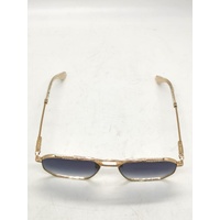 Police Horizon 13 SPLP34 Shiny Rose Gold Sunglasses with Blue Gradient Lenses