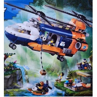 LEGO City 60437 Jungle Explorer Helicopter Building Set for 8+ Years