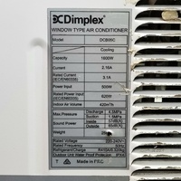 Dimplex DCB05C 1600W Window Type Box Air Conditioner No Remote