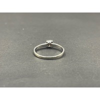 Ladies 14ct White Gold Diamond Ring