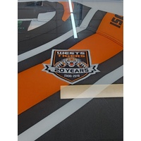 NRL Wests Tigers 2000-2019 Signed and Framed 20 Year Anniversary Jersey