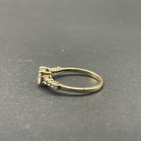 Ladies 9ct Yellow Gold Cubic Zirconia Ring