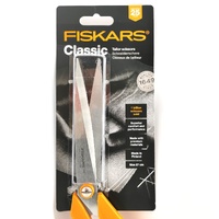 Fiskars Classic 27 cm Tailor Scissors Ergonomic Orange Handle Shears