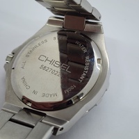 Chisel 5827022 Mens Silver Stainless Steel Analog Watch Quartz Classic