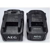 AEG A18DPC 18V Dual Charger with 5.0Ah and 8.0Ah Batteries Fast Charge