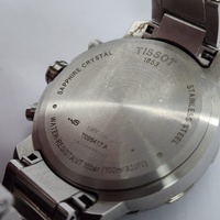 Tissot Quickster Chronograph Mens Watch Blue Dial Silver T095417A