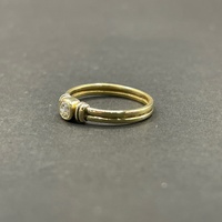 Ladies 18ct Yellow Gold Diamond Ring