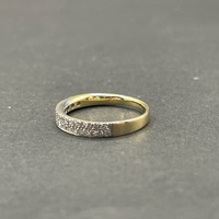 Ladies 18ct Yellow Gold Diamond Cluster Ring