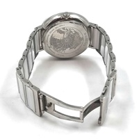Bering Womens Ceramic Chronograph Quartz Silver White Watch 11438-754