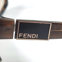 Fendi FS5148 201 130 Ladies Sunglasses Rounded Square Brown Frame Lens