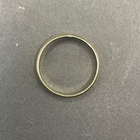 Unisex 18ct Yellow Gold Plain Wedding Band Ring
