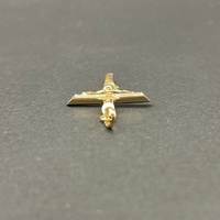 Unisex 9ct Yellow Gold Crucifix Cross Pendant