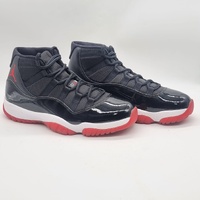 Nike Air Jordan 11 Retro Bred Playoffs 378037-061 Mens Size US 10