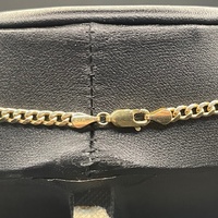 Unisex 9ct Yellow Gold Curb Link Necklace