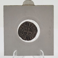 Medieval France Anjou Foulques V Denarius Silver Coin Angers Boudeau 153