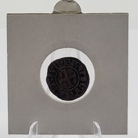 Crusader States Achaea Charles I de Anjou AR Denier Tournois 1278-85 Coin