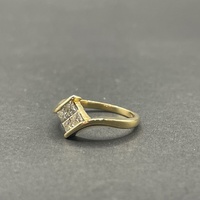 Ladies 18ct Yellow Gold Diamond Ring