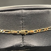 Unisex 9ct Yellow Gold Figaro Link Necklace