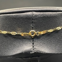 Ladies 18ct Yellow Gold Fancy Link Chain & Religious Pendant