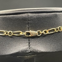 Unisex 9ct Yellow Gold Figaro Link Necklace