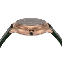 Emporio Armani Mia Automatic Ladies Watch AR60073 Green Leather Strap